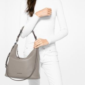 Micheal Kors Lupita Pebble Large Hobo Shoulder Bag